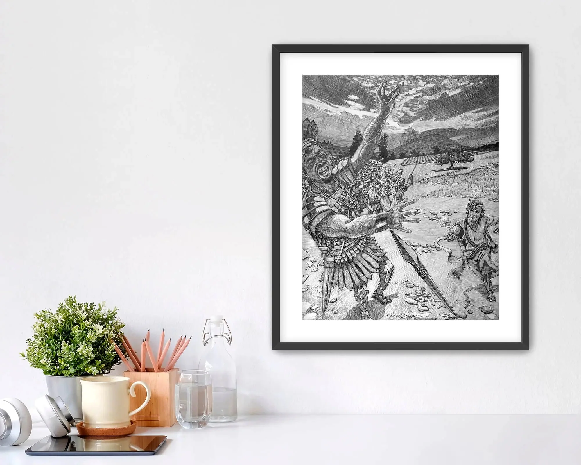 David & Goliath - Giclée Art Print - Image 2
