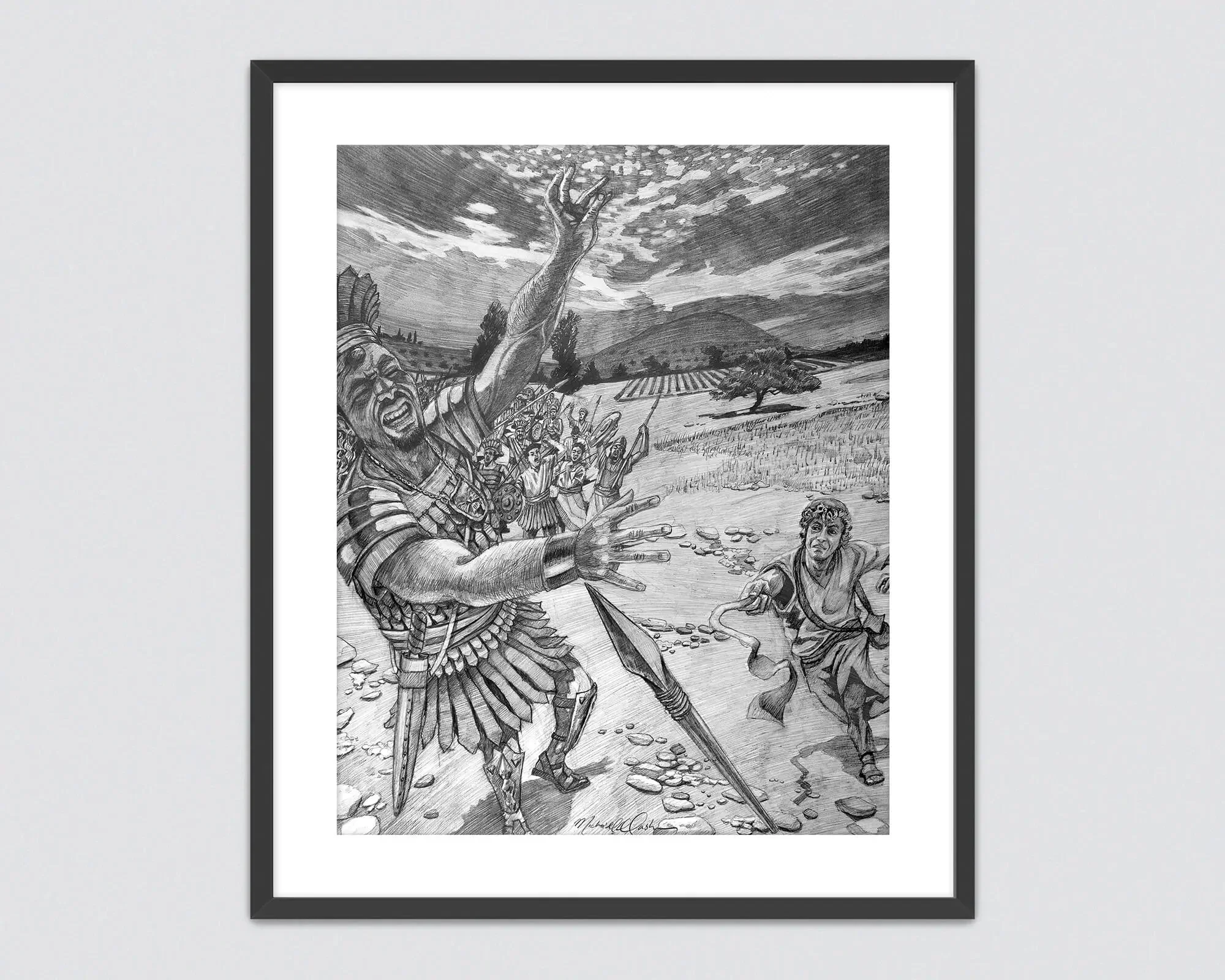 David & Goliath - Giclée Art Print - Image 3