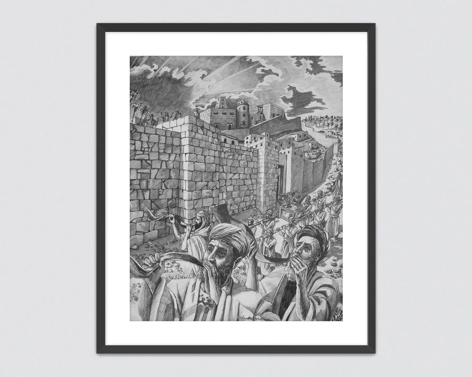 The March Around Jericho - Giclée Art Print - Image 3