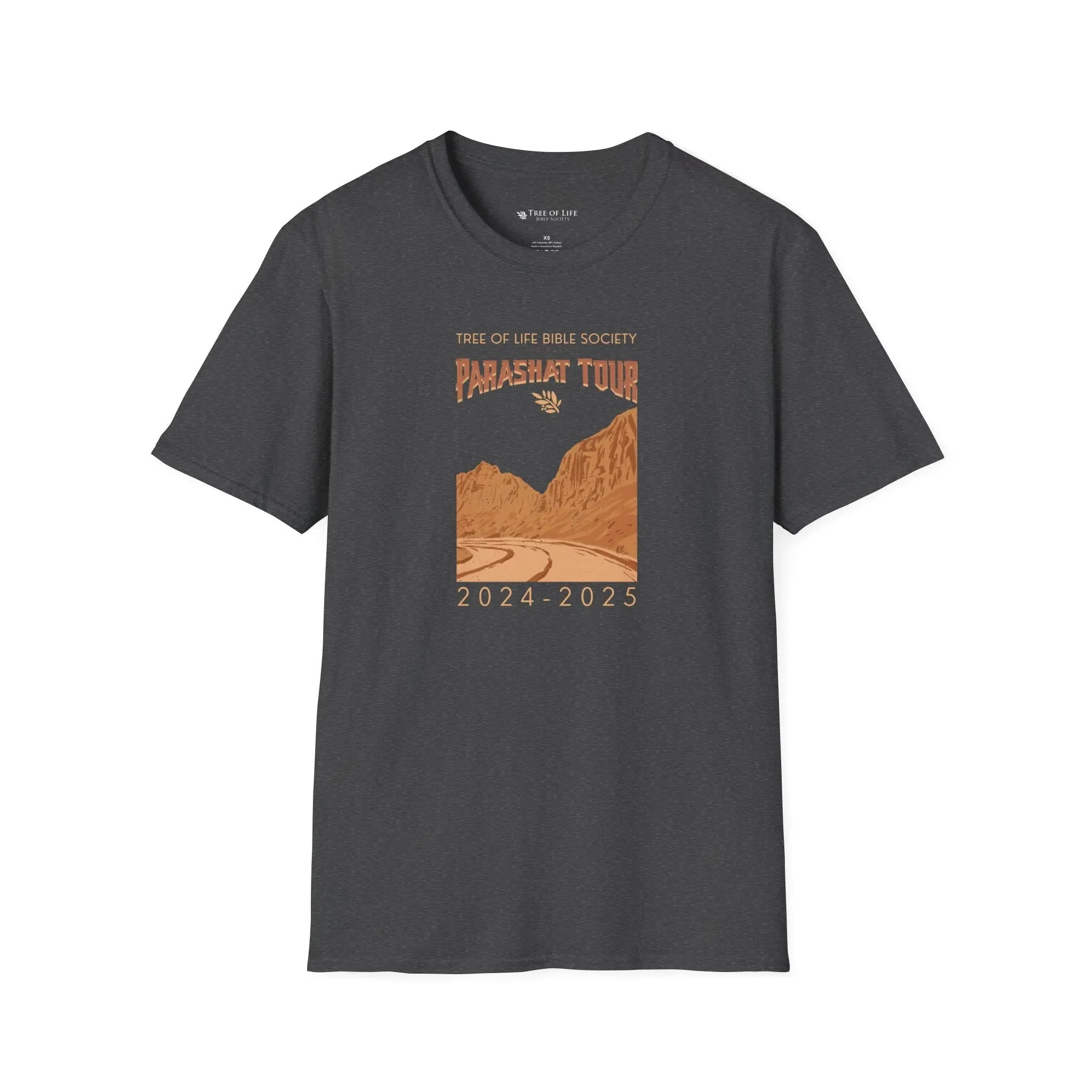 2024 TLV Parashat Tour T-Shirt - Dark - Image 3