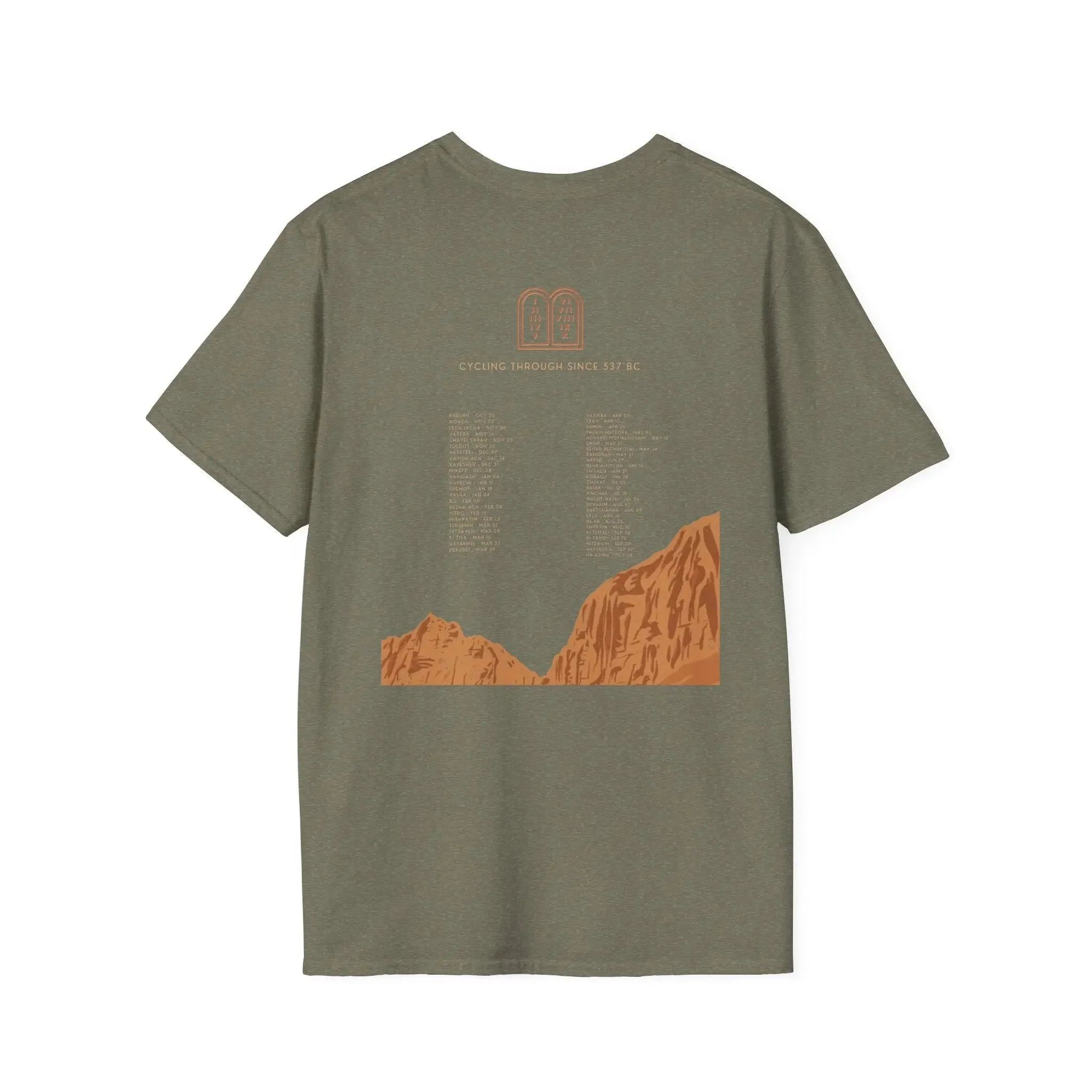 2024 TLV Parashat Tour T-Shirt - Dark - Image 5